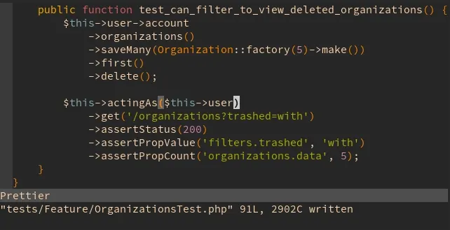 Použitie vim filtra nahradí obsah aktuálneho bufferu chybovým výstupom